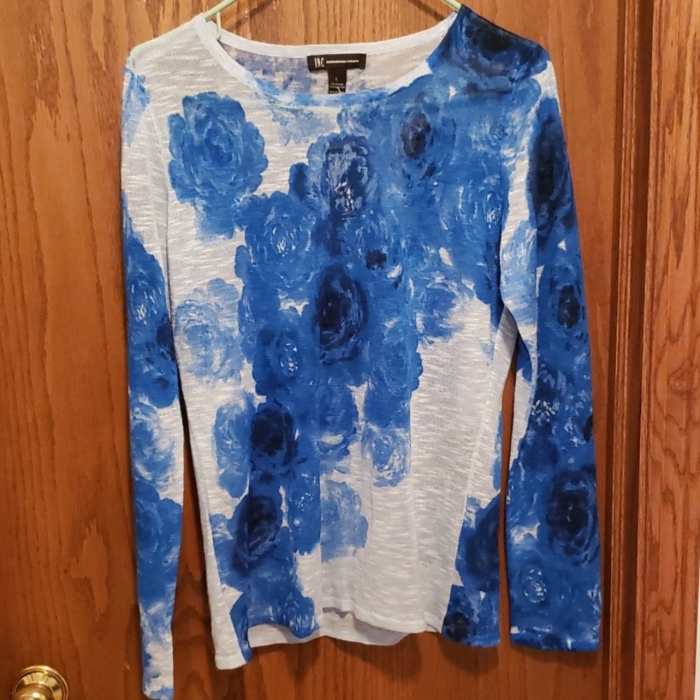 INC Lightweight summer sweater Blues